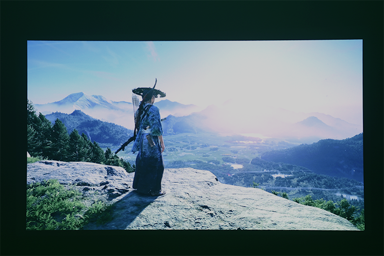 HORIZON 20 Maxで『Ghost of Yōtei』をプレイする画面1