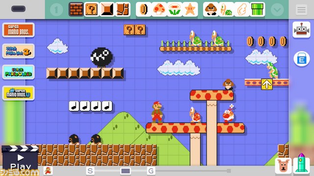 『マリオメーカー(仮題)』9月発売決定! 横スクロールコースを自由に作って世界中のプレイヤーと共有_09