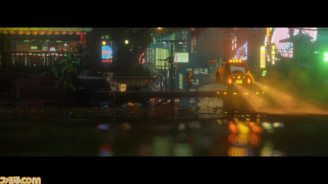 ドット絵とスタイリッシュな3D表現を組み合わせたサイバーパンクアドベンチャー『The Last Night』が、E3で世界を沸かせるまで_02