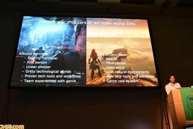 『Horizon Zero Dawn』でオープンワールドに初挑戦したゲリラゲームズの気風と取り組み【CEDEC 2017】_05