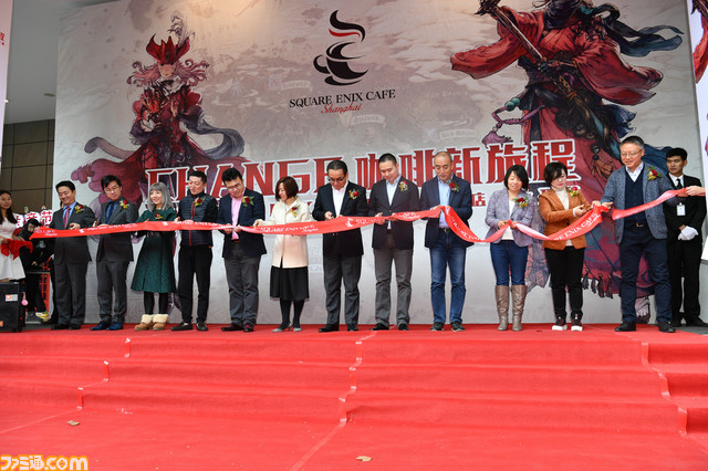 SQUARE ENIX CAFEが上海にオープン! セレモニーには松田社長が駆けつけたほか、『FFXIV』吉田P/Dからのビデオメッセージも_07