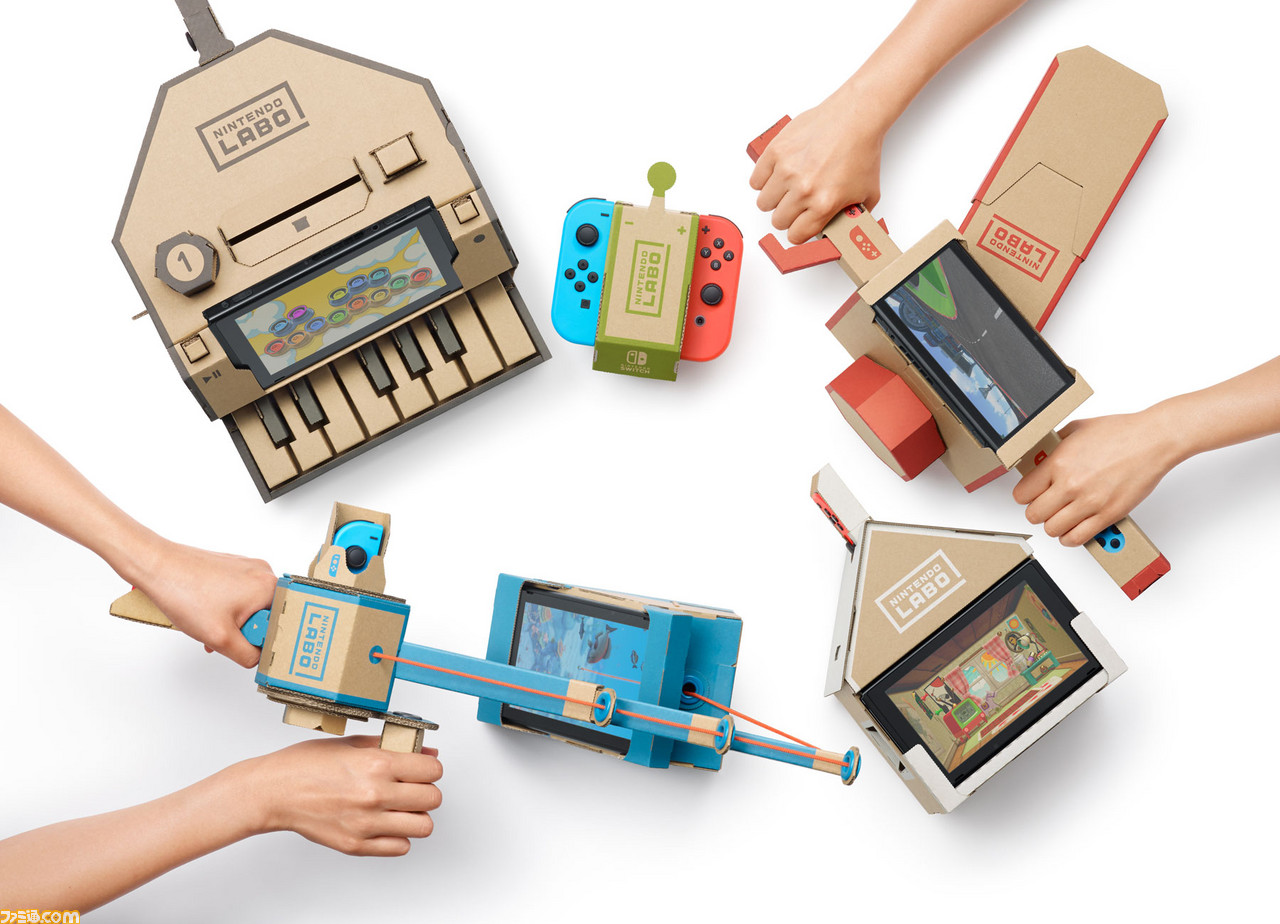 任天堂の新商品“Nintendo Labo(ニンテンドー ラボ)”2018年4月20日発売決定、Nintendo Switchと合体させて遊ぶ工作キット_02