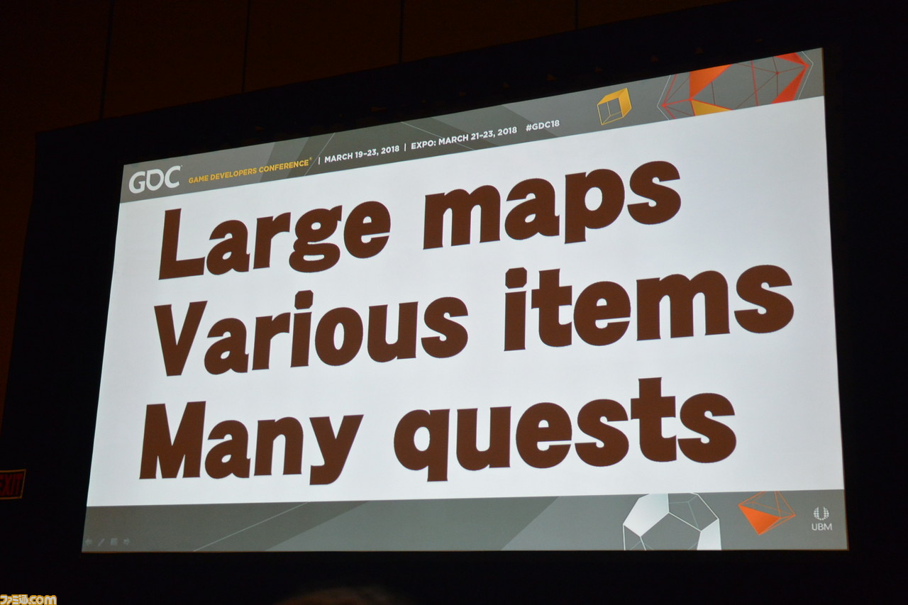 『NieR: Automata』“触った瞬間に楽しい”アクションへのアプローチと、ヨコオ氏の考える“ゲームの自由”、そして隠された密かな願い【GDC 2018】_09