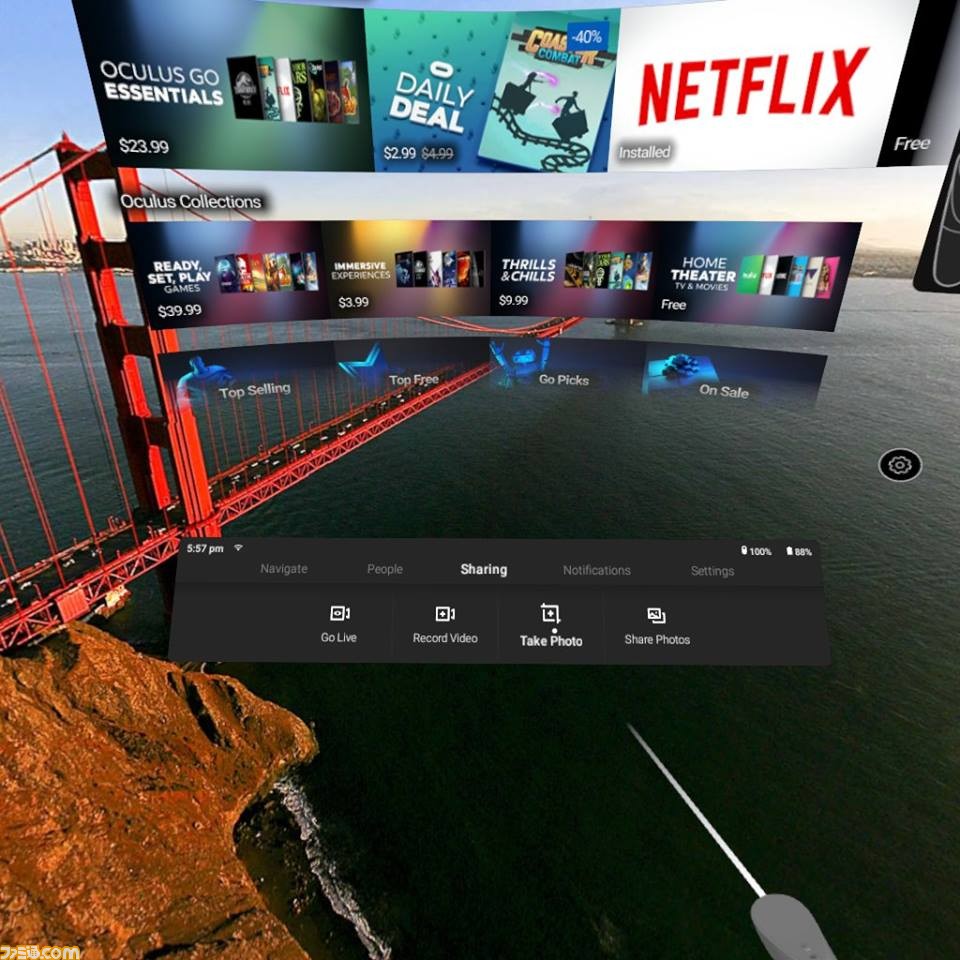 Oculus Goを早速開封&トライ! VRコンテンツだけじゃなく非VR系のパーソナルビューワーとしてもアリな感じ_09