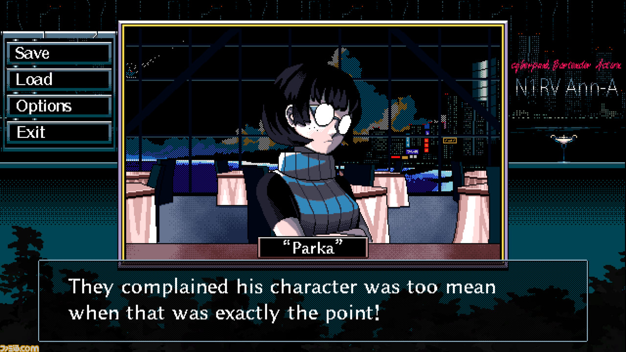 バーテンダーADV『VA-11 HALL-A』のスタジオの新作『N1RV Ann-A』がPS4/Switch/PC向けに発表_01