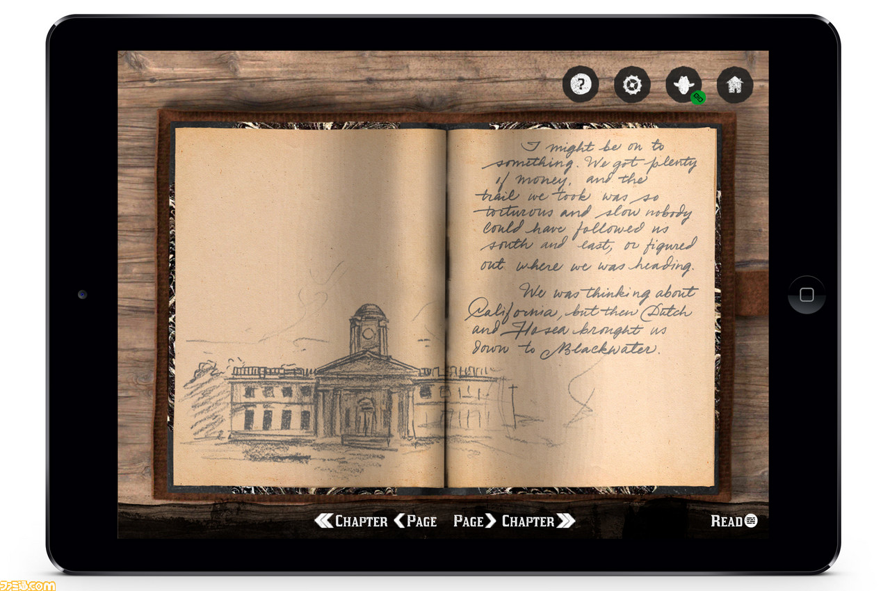 『レッド・デッド・リデンプション2』iOS/Android版コンパニオンアプリが発表。ゲームと連動したインタラクティブマップや主人公の日記を利用・閲覧可能_02