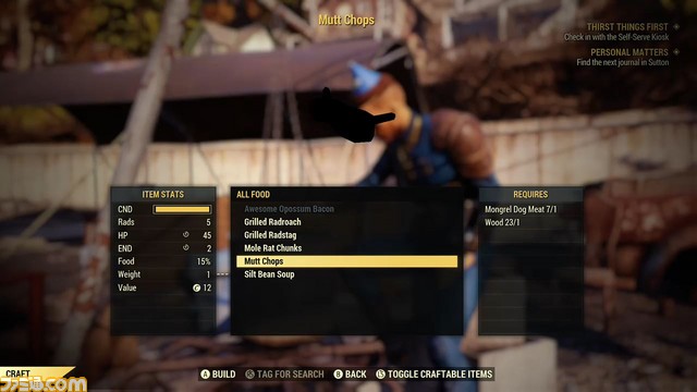 『Fallout 76』βテスト初日プレイリポート――核戦争後の廃墟でのハードなキャンプ&ゴミ拾い生活と、思わぬ出会いから始まる珍道中_08