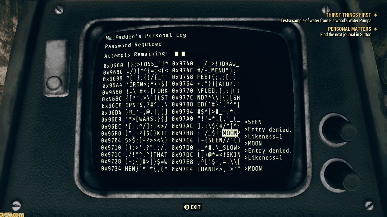 『Fallout 76』βテスト初日プレイリポート――核戦争後の廃墟でのハードなキャンプ&ゴミ拾い生活と、思わぬ出会いから始まる珍道中_05