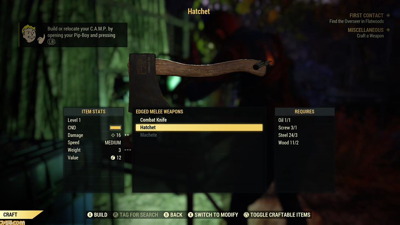 『Fallout 76』βテスト初日プレイリポート――核戦争後の廃墟でのハードなキャンプ&ゴミ拾い生活と、思わぬ出会いから始まる珍道中_12