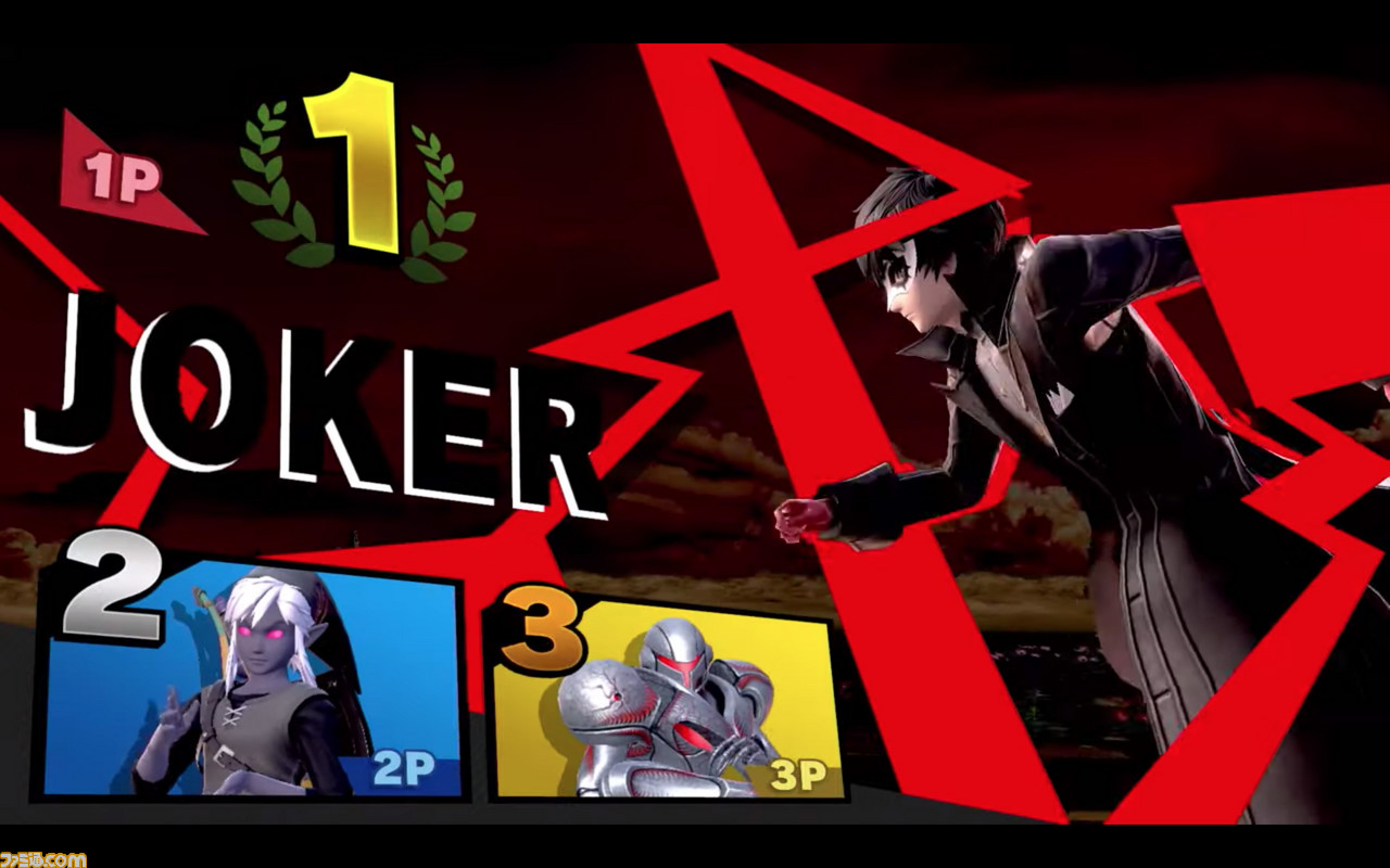 『スマブラSP』DLC、『ペルソナ5』ジョーカーは4月18日参戦。追加楽曲11曲には『P3』、『P4』の曲も_13