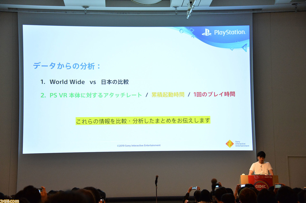 プレイステーション VRを振り返る。豊富なデータをもとにユーザーの傾向や動向を分析! 日本のPS VRユーザーはかなり特殊……!?【CEDEC 2019】_06