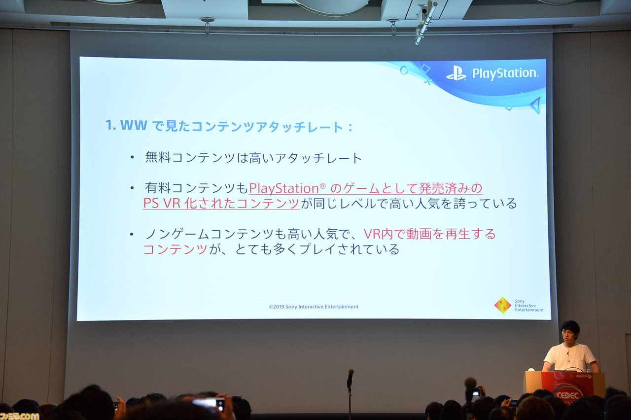 プレイステーション VRを振り返る。豊富なデータをもとにユーザーの傾向や動向を分析! 日本のPS VRユーザーはかなり特殊……!?【CEDEC 2019】_07