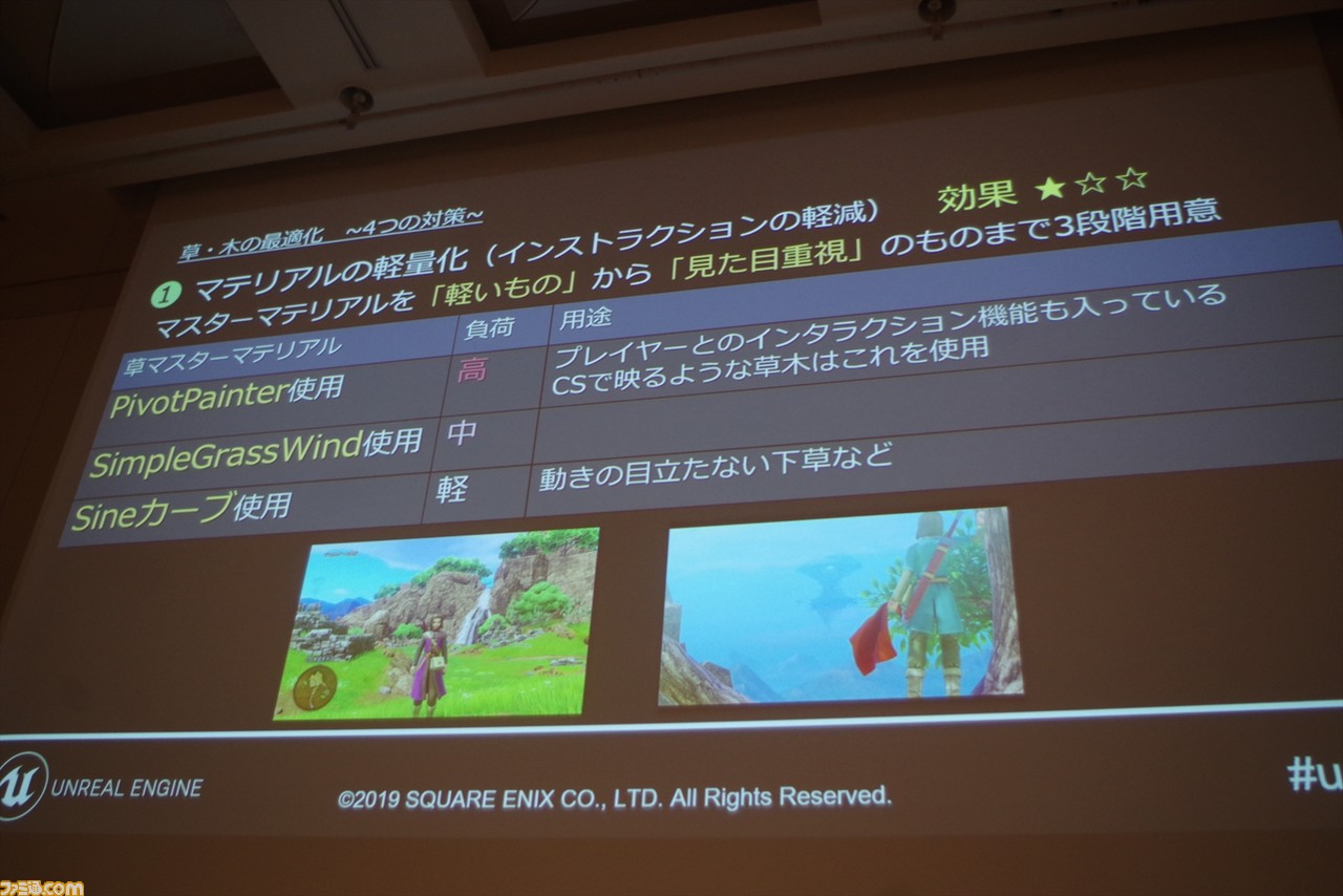 『ドラゴンクエストXI S』はいかにUnreal Engine 4で最適化されたか? “UNREAL FEST EAST 2019”のセッションをお届け_33