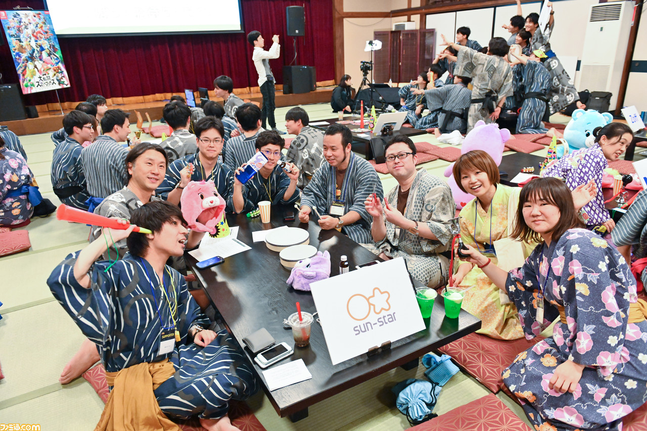 『スマブラSP』企業対抗戦、温泉でSIEや特許庁がにこやかに火花を散らしたバトルをリポート。桜井氏「大正製薬のパルテナはやばい」_16