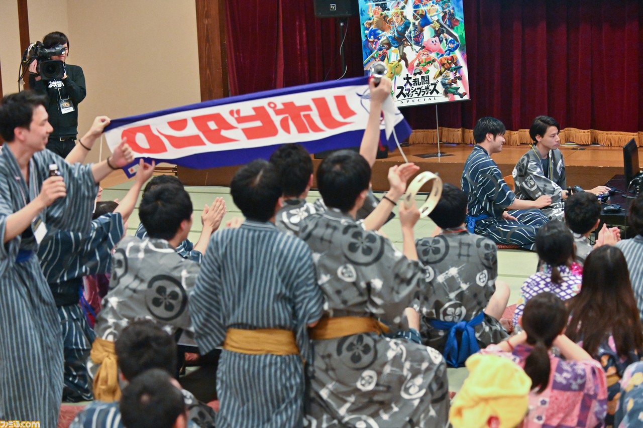 『スマブラSP』企業対抗戦、温泉でSIEや特許庁がにこやかに火花を散らしたバトルをリポート。桜井氏「大正製薬のパルテナはやばい」_48