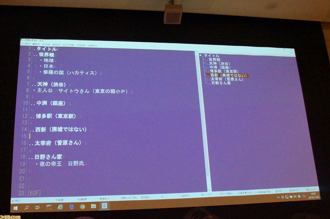 ヨコオタロウ氏が“サイトウが日野神と戦うRPG”のシナリオを即興作成! 基調講演“宇宙で2番目にダメなゲームの作り方”【CEDEC+KYUSHU 2019】_26