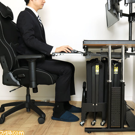 【欲しい】“デスク下ベッド”仕事中の仮眠で仕事の能率化を! コンパクトに収納できる折り畳みベッドが発売_05