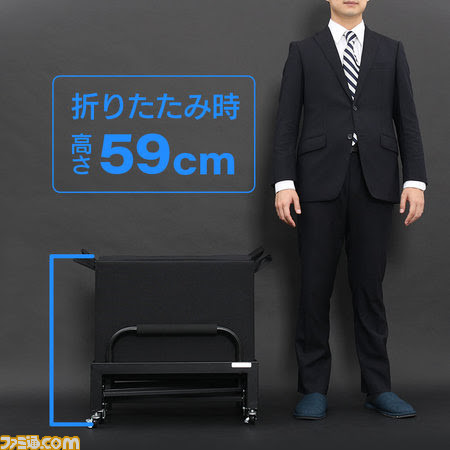 【欲しい】“デスク下ベッド”仕事中の仮眠で仕事の能率化を! コンパクトに収納できる折り畳みベッドが発売_04