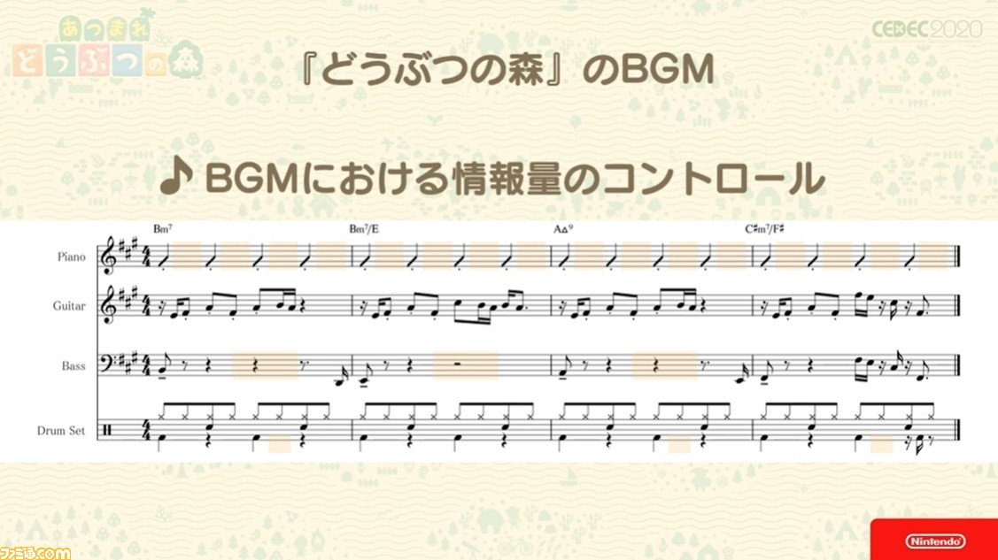 『あつ森』サウンドには“スキマ”が重要。ゲームプレイの根幹から生まれた音楽制作の哲学【CEDEC 2020】