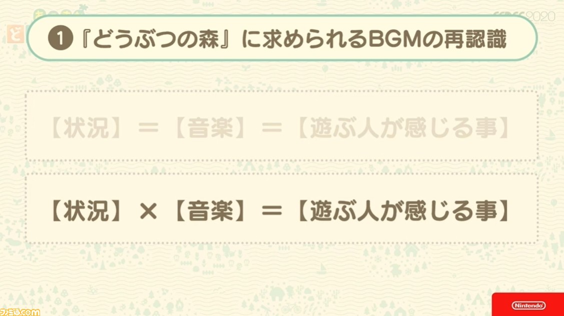 『あつ森』サウンドには“スキマ”が重要。ゲームプレイの根幹から生まれた音楽制作の哲学【CEDEC 2020】