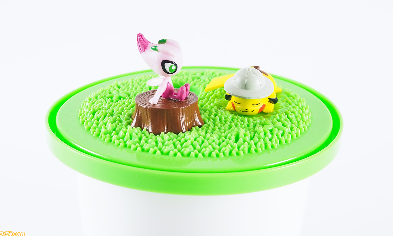 『劇場版ポケットモンスター ココ』テラリウム風ドリンクケースが映画館にて発売。色違いのセレビィとピカチュウの可愛いフィギュアが中に