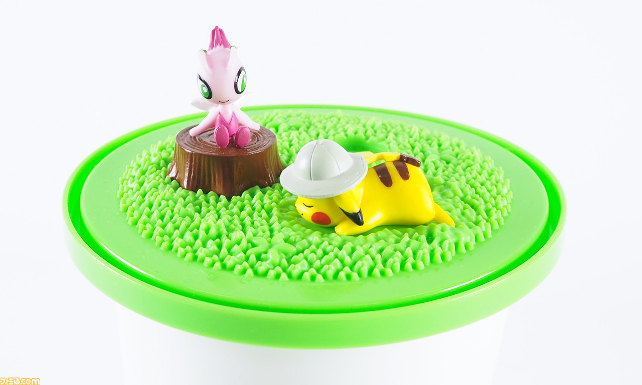 『劇場版ポケットモンスター ココ』テラリウム風ドリンクケースが映画館にて発売。色違いのセレビィとピカチュウの可愛いフィギュアが中に