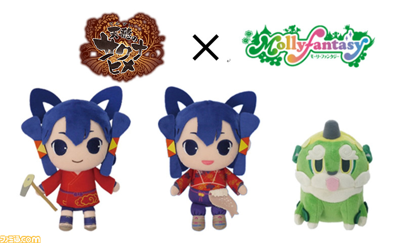 『天穂のサクナヒメ』狩り装束や農作業着姿のサクナヒメとタマ爺がぬいぐるみに。7月1日より順次展開