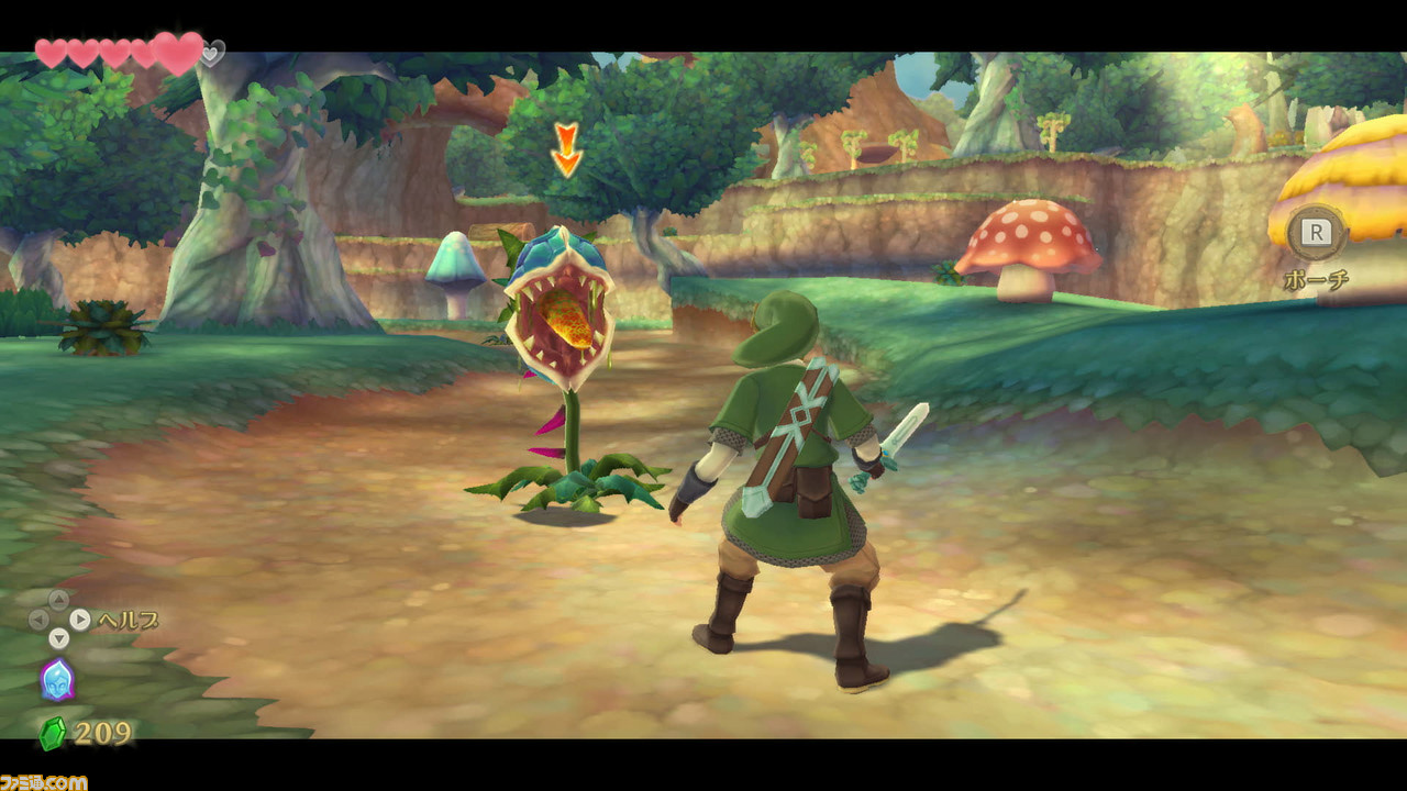 『ゼルダの伝説 スカイウォードソード HD』探索フィールドや戦闘など様々な画面写真も公開。Joy-Con操作、ボタン操作の追加でより遊びやすく!