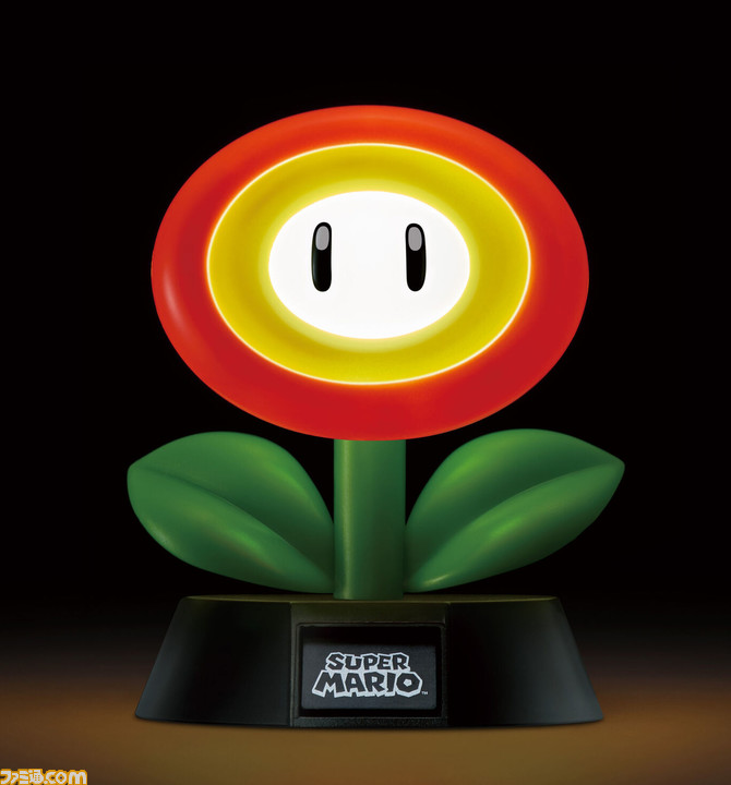 『スーパーマリオ』キャラクターライトの新商品が登場。新たにファイアフラワー、スーパースターなどがラインアップ