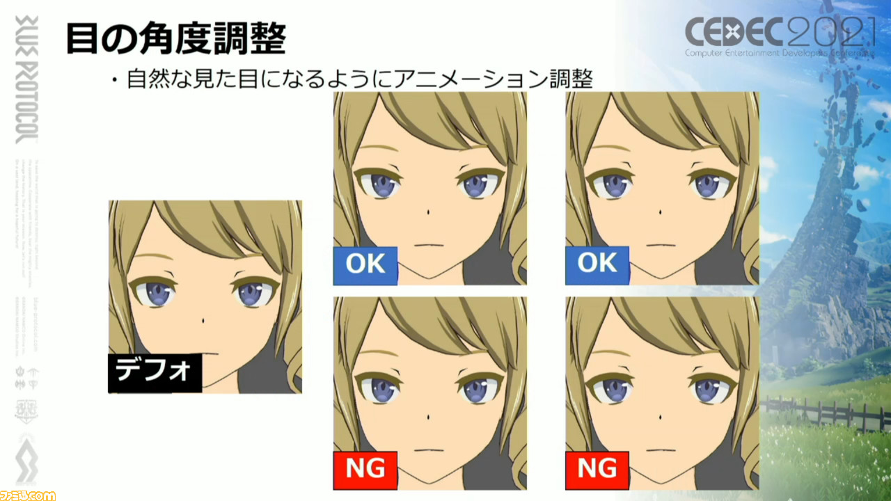 『ブループロトコル』豊かなアニメ表現を実行する秘訣「ニーソックスの食い込みに対応」「ほくろは離れるほど大きく」「マージ処理で負荷を軽減」【CEDEC2021】