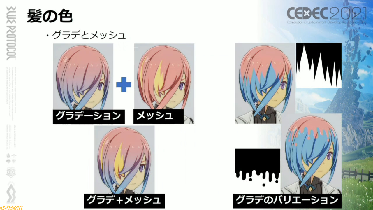 『ブループロトコル』豊かなアニメ表現を実行する秘訣「ニーソックスの食い込みに対応」「ほくろは離れるほど大きく」「マージ処理で負荷を軽減」【CEDEC2021】