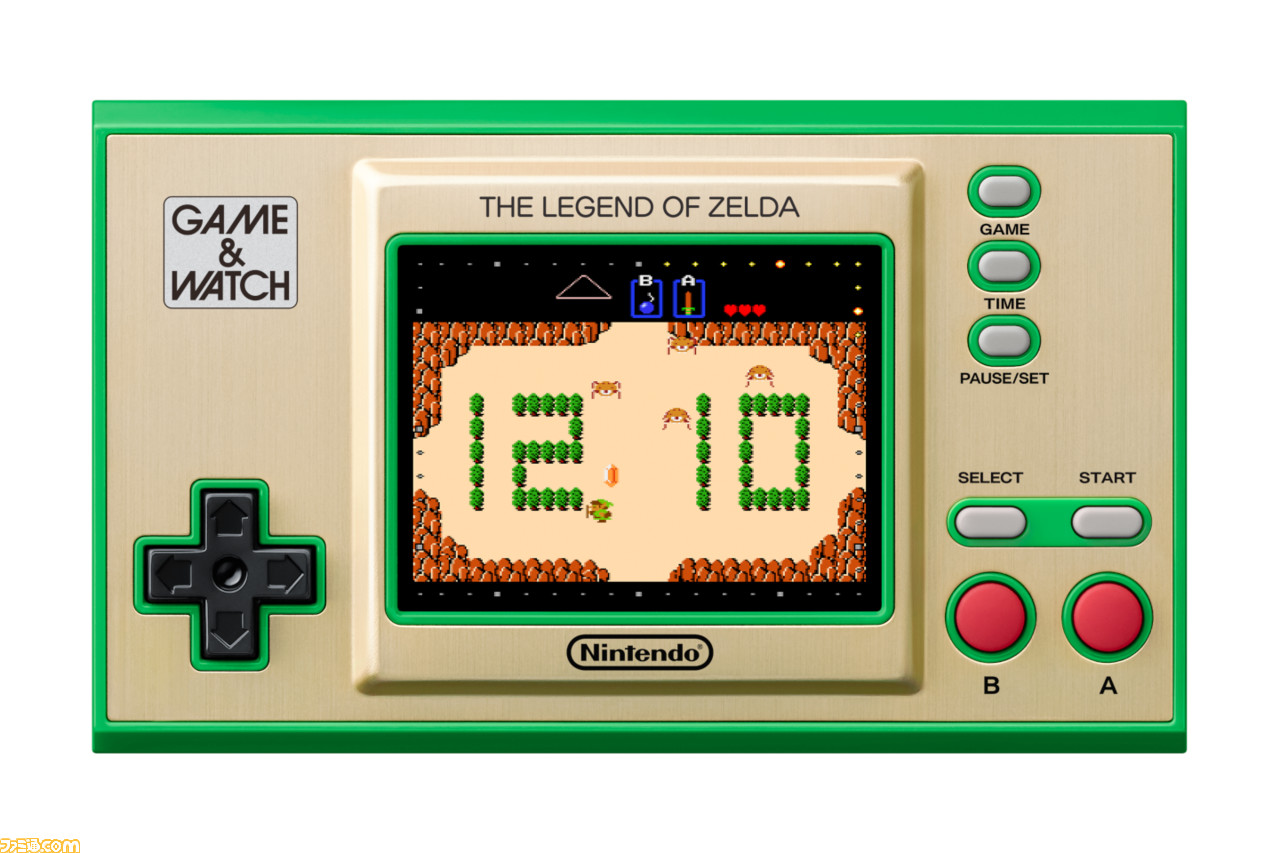 『ゲーム&ウオッチ ゼルダの伝説』収録タイトル4種の詳細を紹介。遊べるゼルダ時計は深夜12時に冒険開始、お昼にガノン討伐