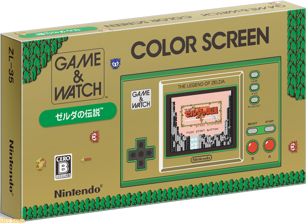『ゲーム&ウオッチ ゼルダの伝説』収録タイトル4種の詳細を紹介。遊べるゼルダ時計は深夜12時に冒険開始、お昼にガノン討伐