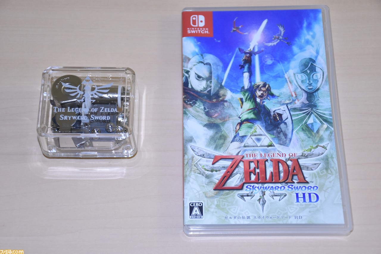 『ゼルダの伝説 スカイウォードソード』187曲入りのサントラが本日発売。やさしい音色に癒されるファン必携の『女神の詩』オルゴールなど初回数量限定生産盤をご紹介