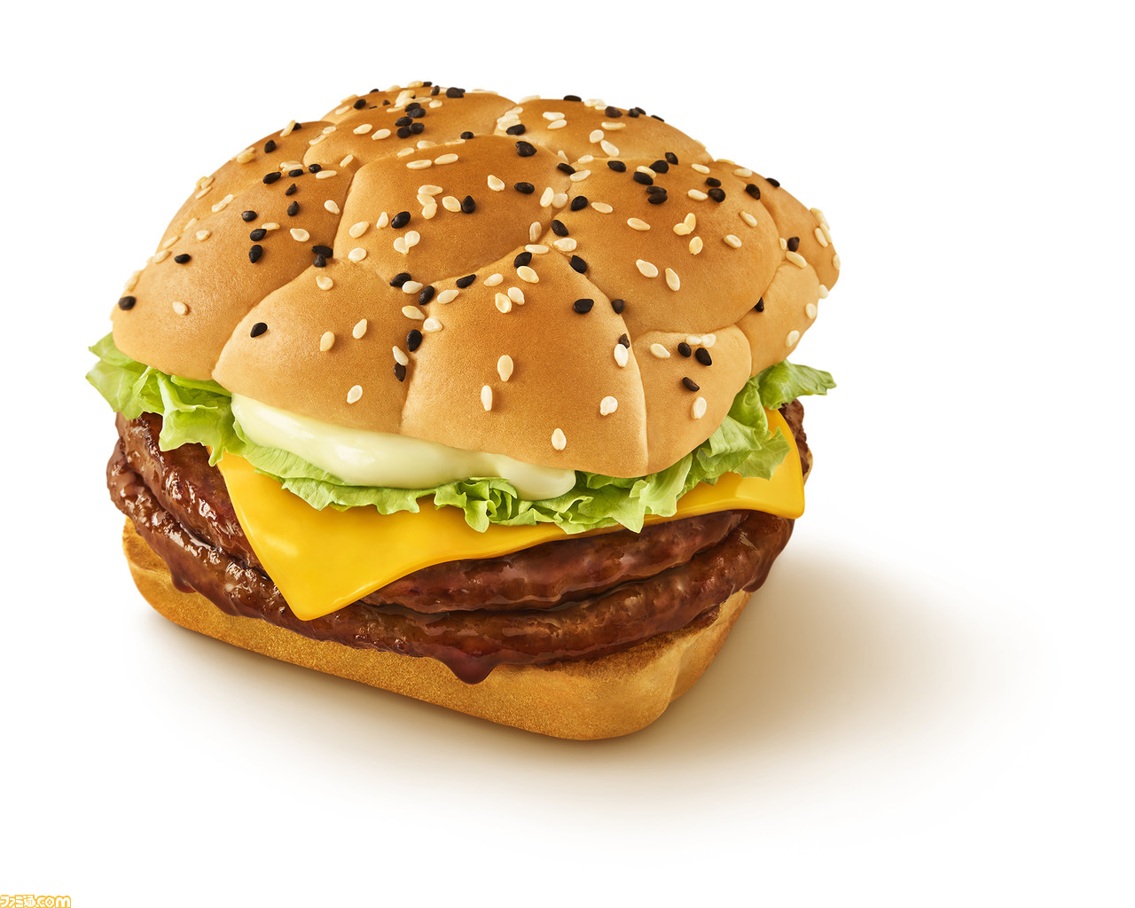 【マクドナルド】ゴジラバーガーが新登場。旨辛肉厚ビーフ&ザク切りポテト、スモーキーペッパーチキン、チーズダブルてりやきを2024年1月5日に発売