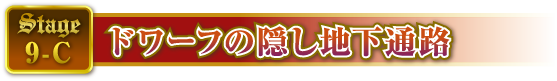 STAGE9-C ドワーフの隠し地下通路